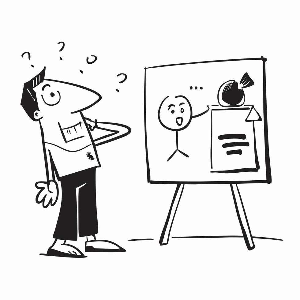 Speaker using expressive facial expressions during a workshop concept as A speaker using expressive facial expressions during a workshop showcasing positive body language engagemen Clear vector