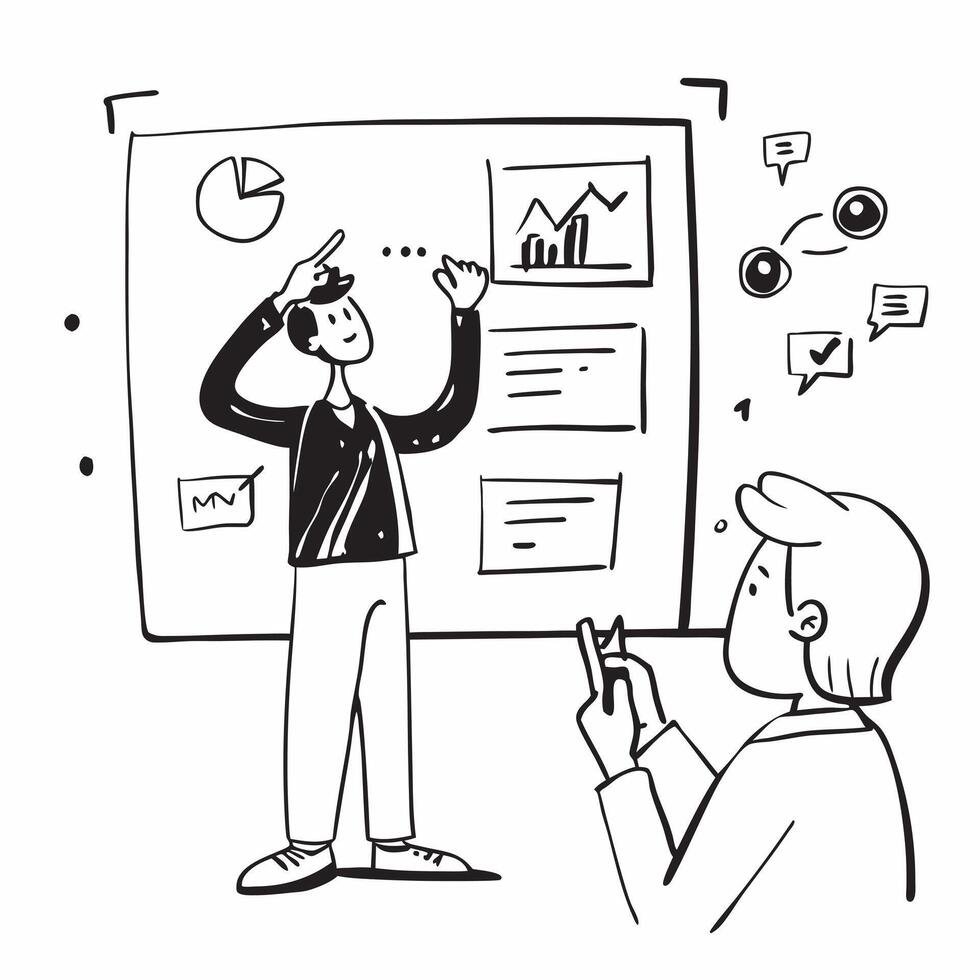 Speaker using positive gestures to emphasize key points during a seminar concept as A speaker using positive gestures to emphasize key points during a seminar showcasing positive b Clear vector