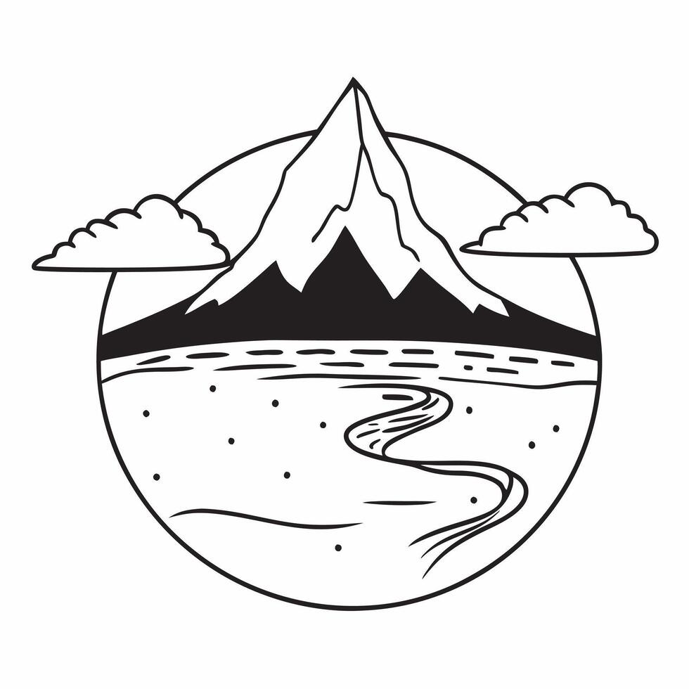 Snow Capped Reflections concept as Tranquil waters reflect the majestic snow capped mountains creating a perfect symmetry in nature in Photo Stock Concept Clear Set 2 vector