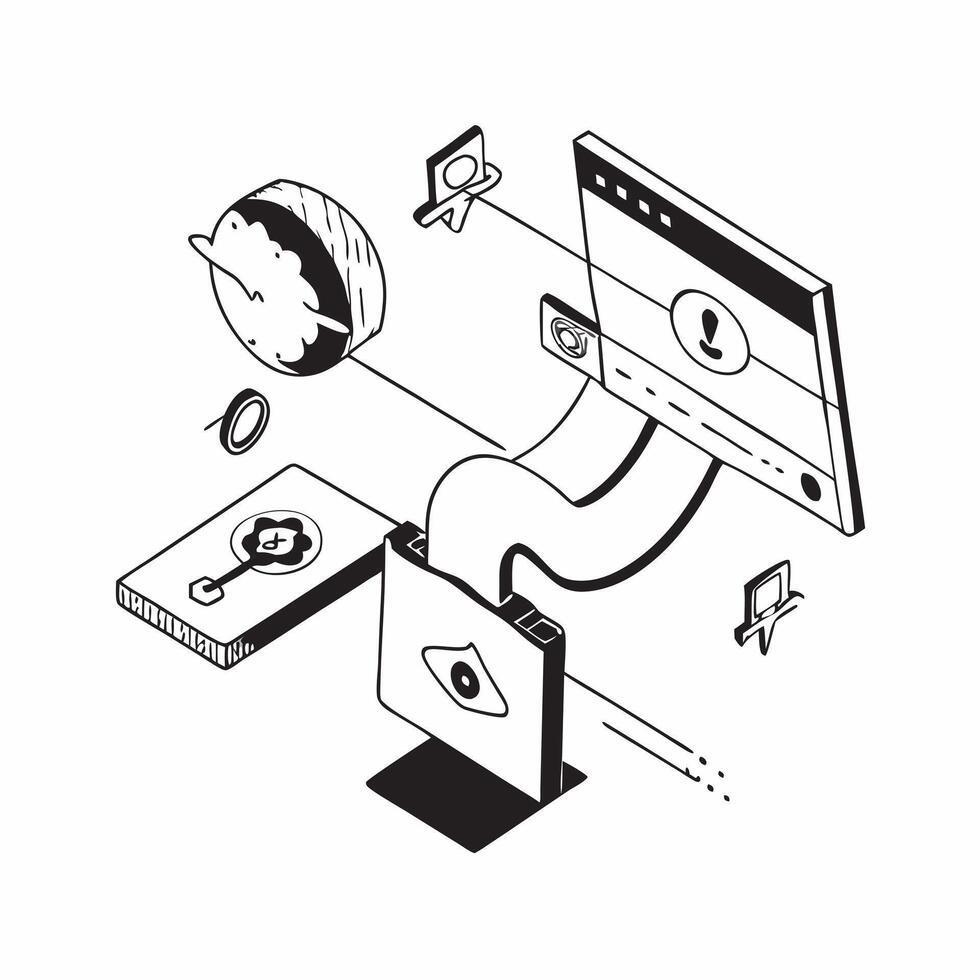 Simple flat design icon Wearable Health Technology concept as An individual using wearable technology to monitor and improve their health metrics dailySimple flat illustration in Clear Set 2 vector