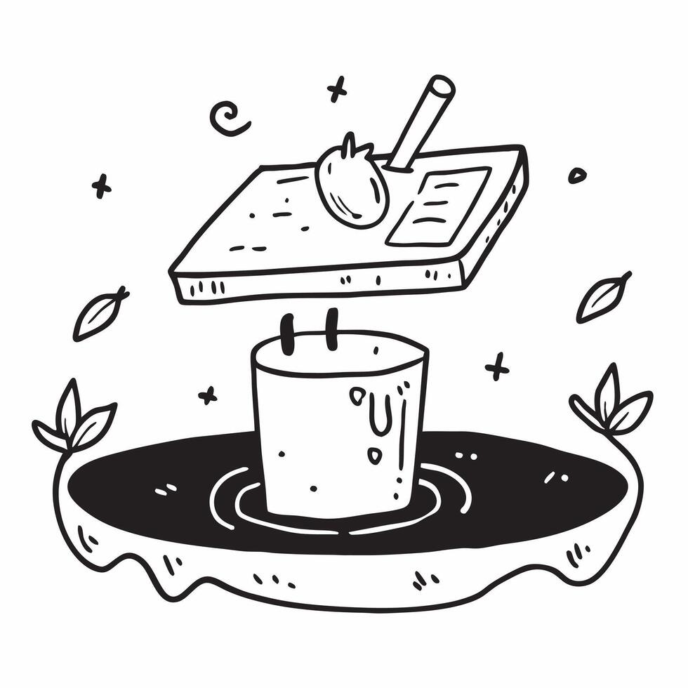 Simple flat design icon Tropical cocktail with a straw on a beach table concept as A tropical cocktail with a straw on a beach table with ample copyspace for text evoking the refre Clear vector