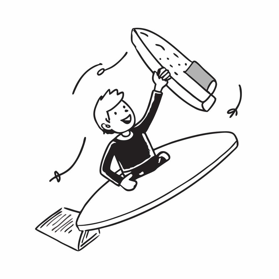 Simple flat design icon Teen with spina bifida participating in adaptive skiing concept as A teen with spina bifida joyfully skiing with adaptive equipment showcasing resilience in Clear Set 3 vector