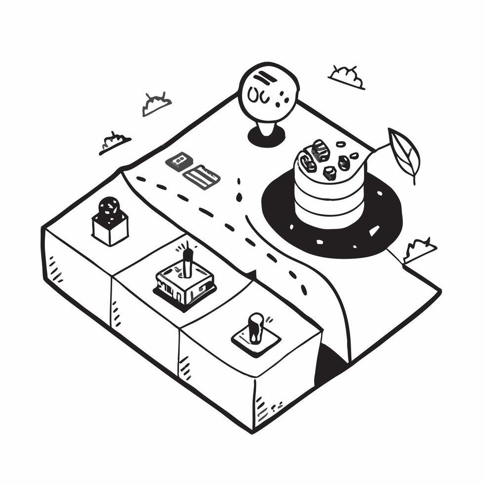 Simple flat design icon Sustainable Water Management concept as Businesses implement sustainable water management systems to conserve water and reduce environmental footprintSimpl Clear Set 2 vector