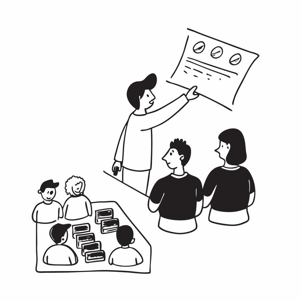 Simple flat design icon Step parents leading a seminar on blending families concept as Step parents confidently leading a seminar on blending families showcasing diverse family con Clear vector