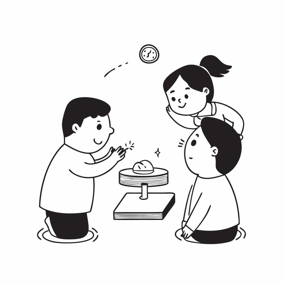 Simple flat design icon Siblings one with spina bifida playing games together concept as Siblings one of whom has spina bifida enjoying a game session together illustra Clear vector