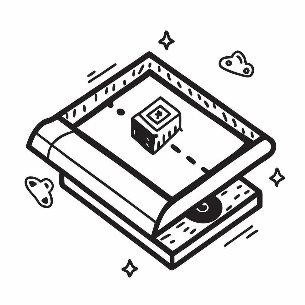 Simple flat design icon Prayer Rug Pattern Tiles concept as Tiles designed to resemble the intricate patterns of prayer rugs used during Eid prayers flat illustration in isometric Clear vector