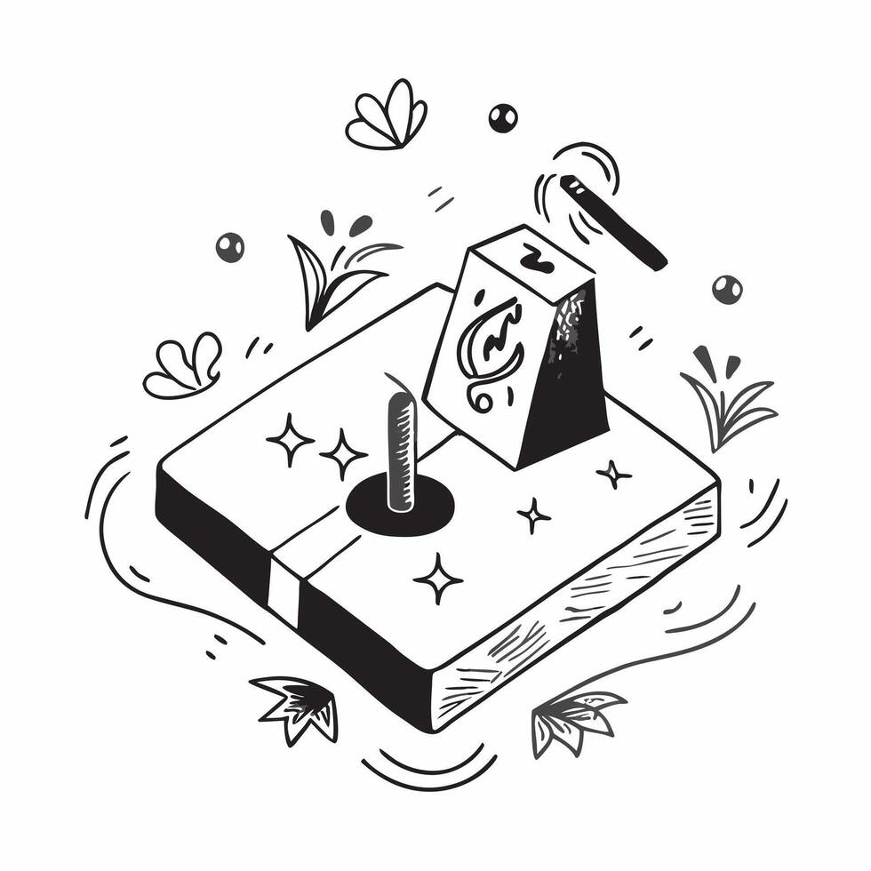 Simple flat design icon Music and Flowers Tiles concept as Tiles that combine elements of traditional Colombian music with floral motifs celebrating cultural fusion flat illustrat Clear vector