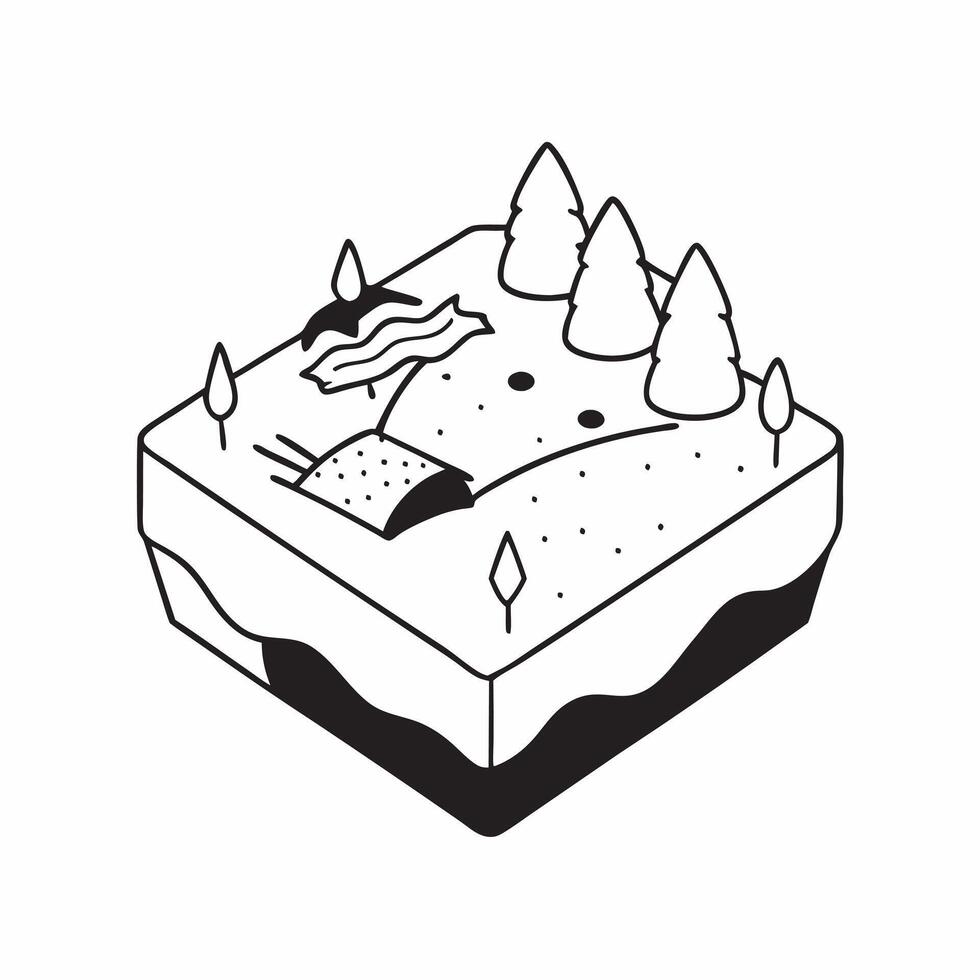 Simple flat design icon Green Supply Chain Optimization concept as A logistics company optimizes its supply chain to enhance sustainability and reduce carbon emissionsSimple flat Clear vector