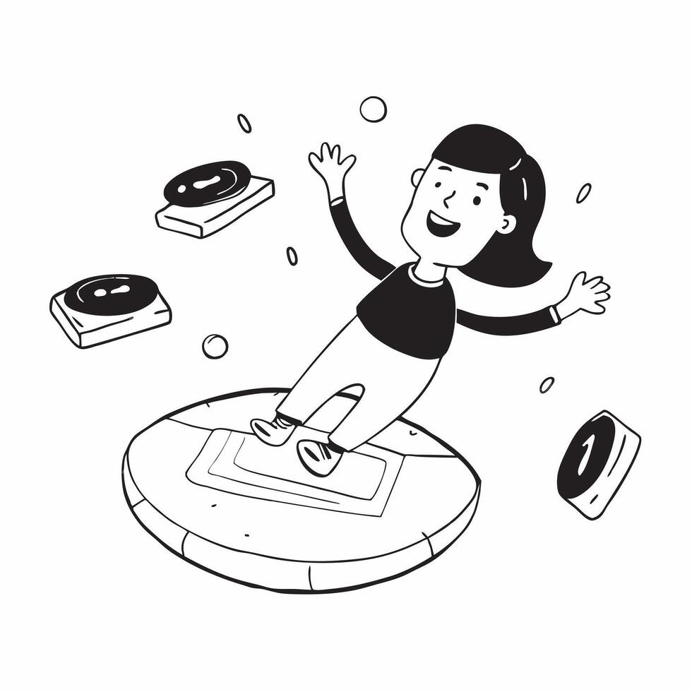 Simple flat design icon Girl with spina bifida enjoying a day at the pool concept as A girl with spina bifida joyfully swimming and playing in a pool emphasizing inclusion fun and Clear vector