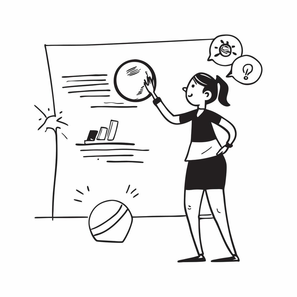 Simple flat design icon Girl with visual impairment participating in goalball concept as A girl with visual impairment actively playing goalball showcasing her skills inclusion and Clear vector