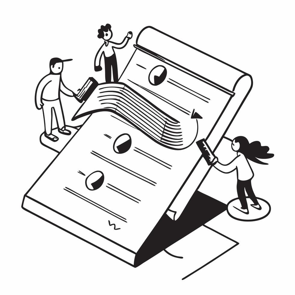 Simple flat design icon Data Privacy Legal Framework concept as Legal advisors working on developing a robust legal framework for data privacy within an organizationSimple flat il Clear vector