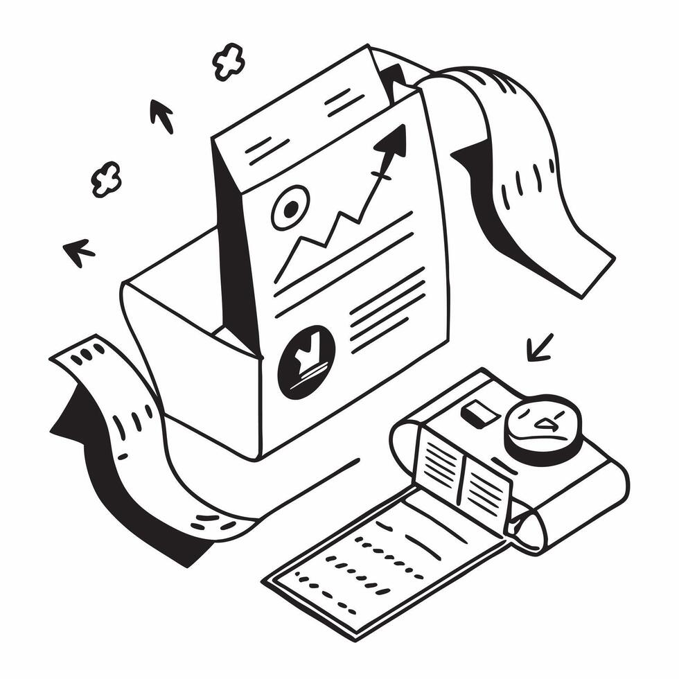 Simple flat design icon Corporate Sustainability Reporting concept as Companies regularly publish sustainability reports to transparently share their environmental and social impac Clear Set 2 vector