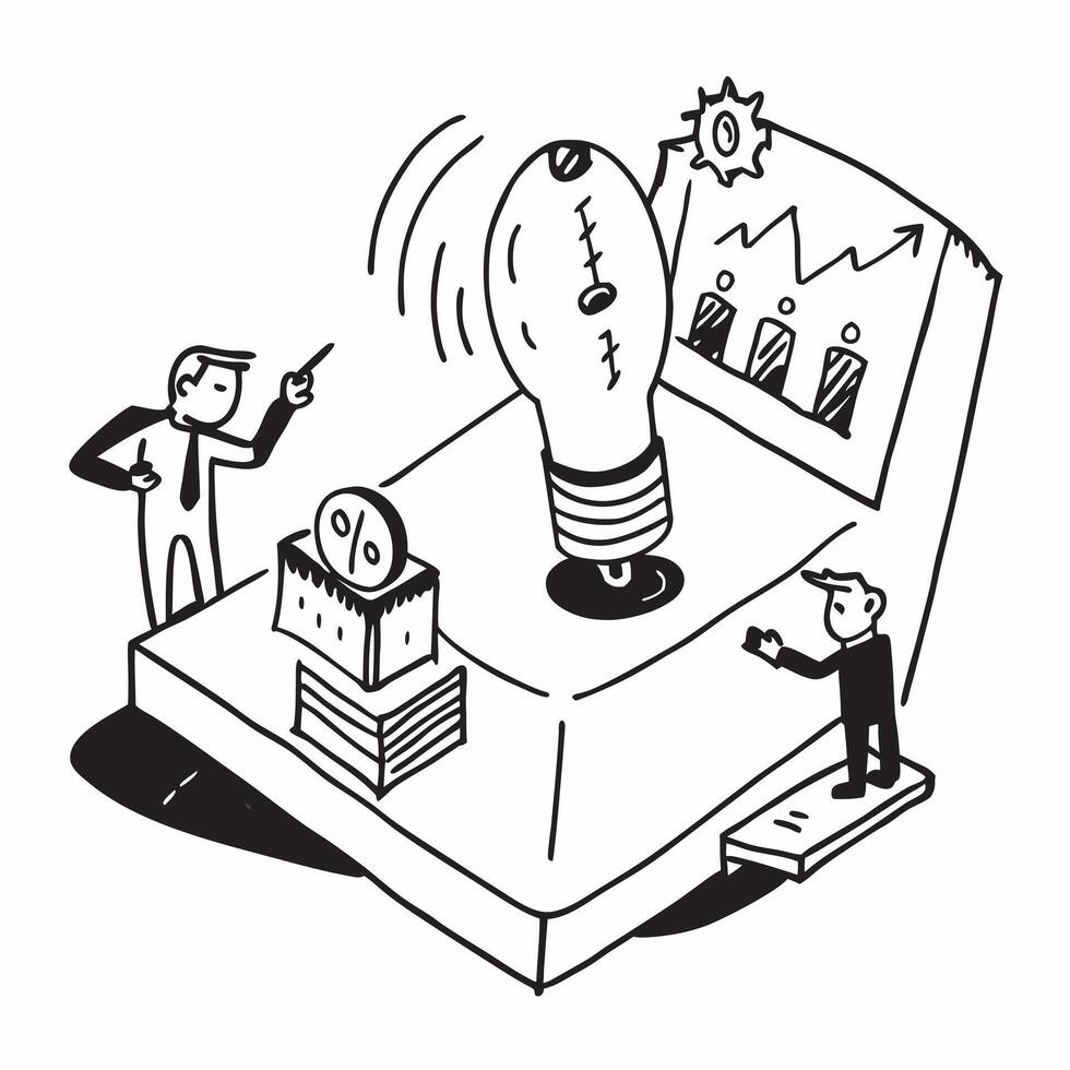 Simple flat design icon Corporate Energy Audits concept as Companies conduct energy audits to identify opportunities for improving energy efficiency and reducing costsSimple flat Clear vector