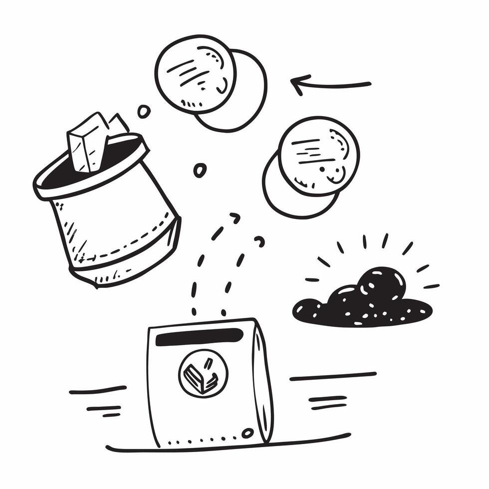 Simple flat design icon Compost Cycle Tiles concept as Illustrating the compost cycle in tiles promoting soil enrichment practices as part of a zero waste lifestyle flat illustrat Clear vector
