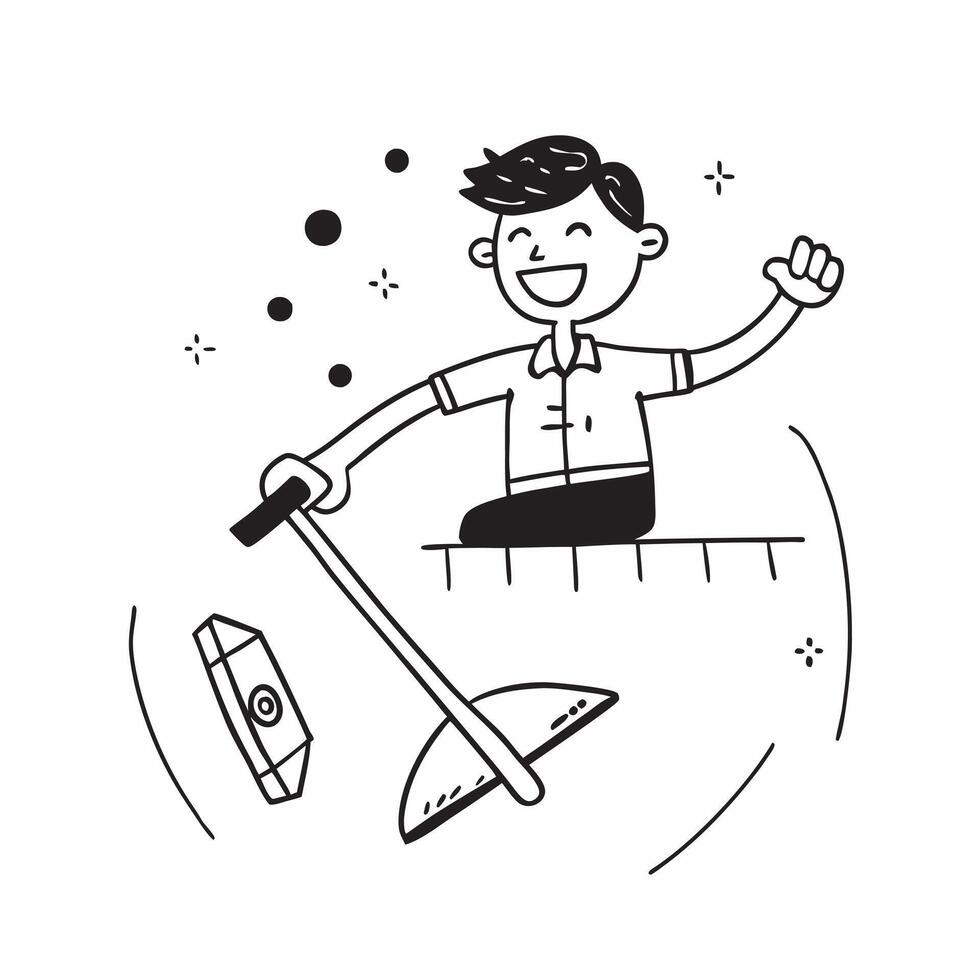 Simple flat design icon Boy with cerebral palsy riding a specially designed bike concept as A boy with cerebral palsy joyfully riding a specially designed bike emphasizing inclusio Clear vector