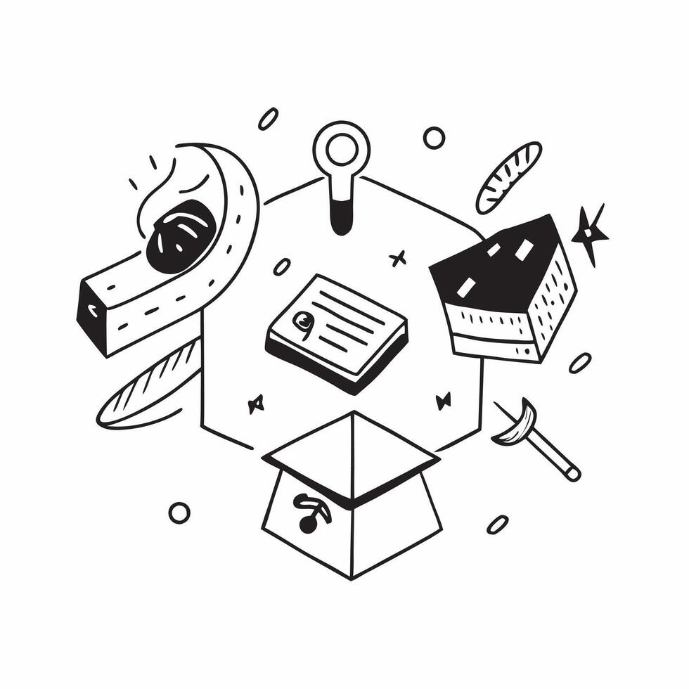Simple flat design icon Barbecue Theme Tiles concept as Tiles celebrating the art of grilling with designs featuring grills meats and barbecue tools for father chefs flat illustra Clear vector