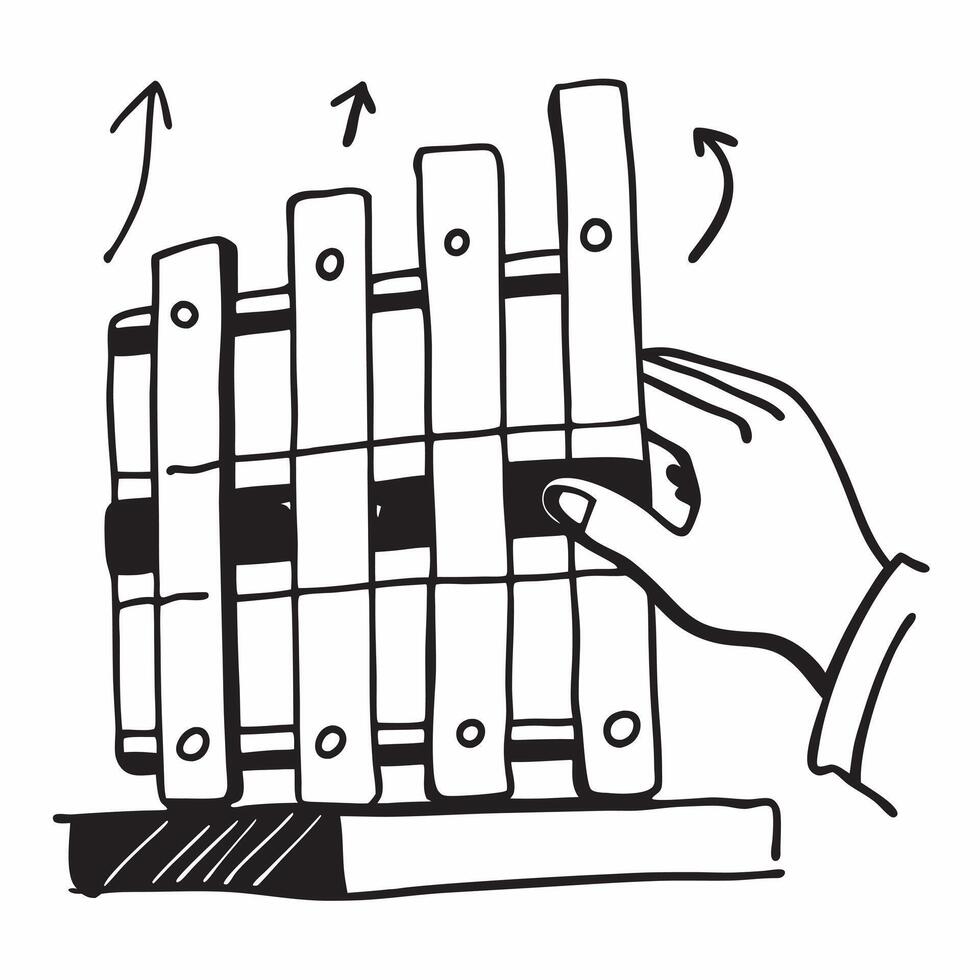 Silhouette of a pallet and a trend line symbolizing inventory trends in double exposure with copy space concept as A silhouette of a pallet intertwined with a trend line represent Clear vector
