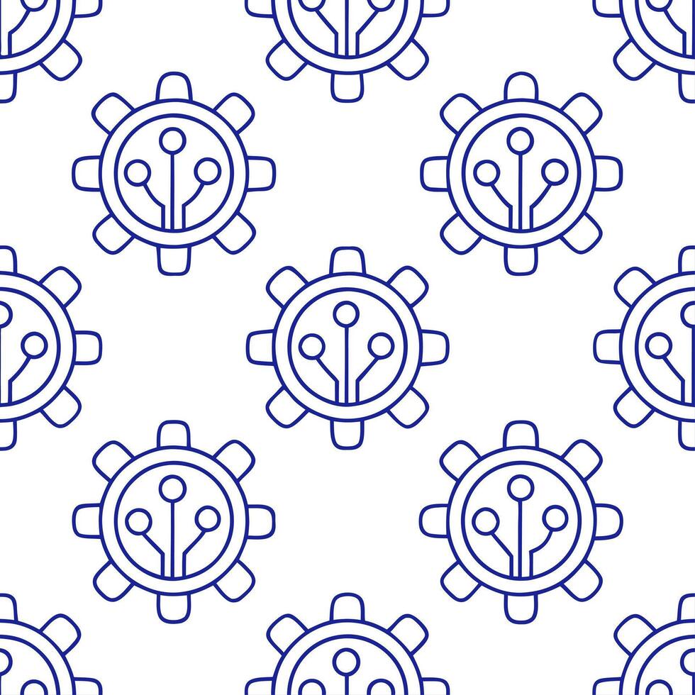 Shape futuristic mosaic patterns combining stylized tech icons and circuit inspired lines on pristine white backgrounds for advanced brand marketing concept as Integrate futuristic Clear vector