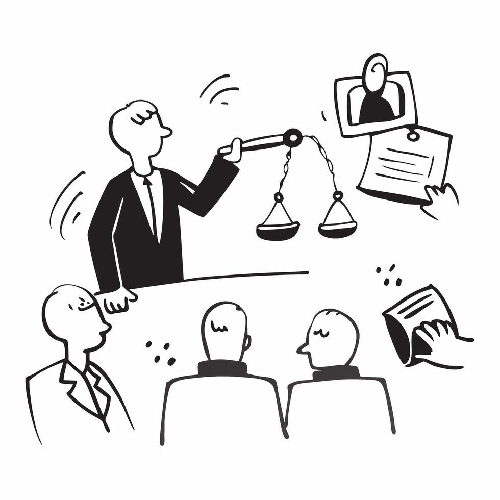 Seminar on Business Ethics and Law concept as Legal experts and business leaders discuss the importance of ethics and law in modern business practices in Photo Stock Concept Clear vector