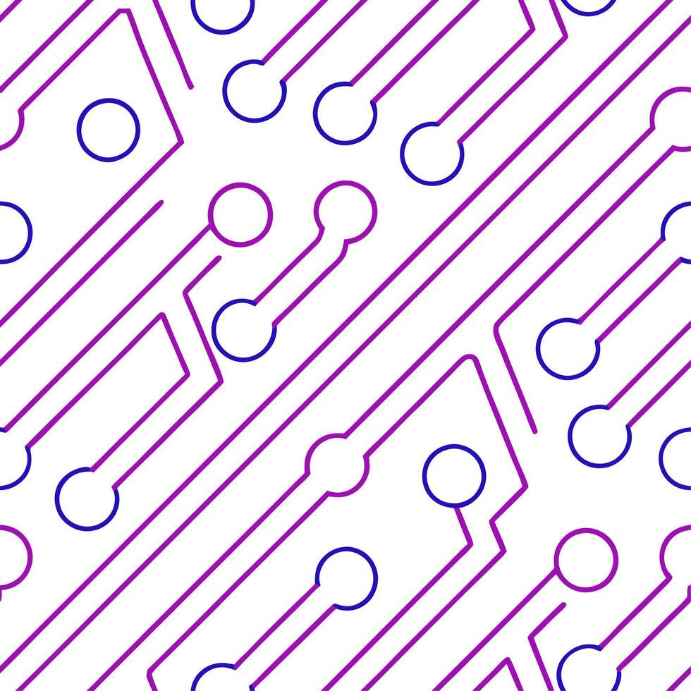 Seamless tile pattern combining neon circuitry and abstract shapes reflecting a futuristic digital interface with vibrant energy concept as A lively scene showcasing neon circuitry Clear Set 2 vector