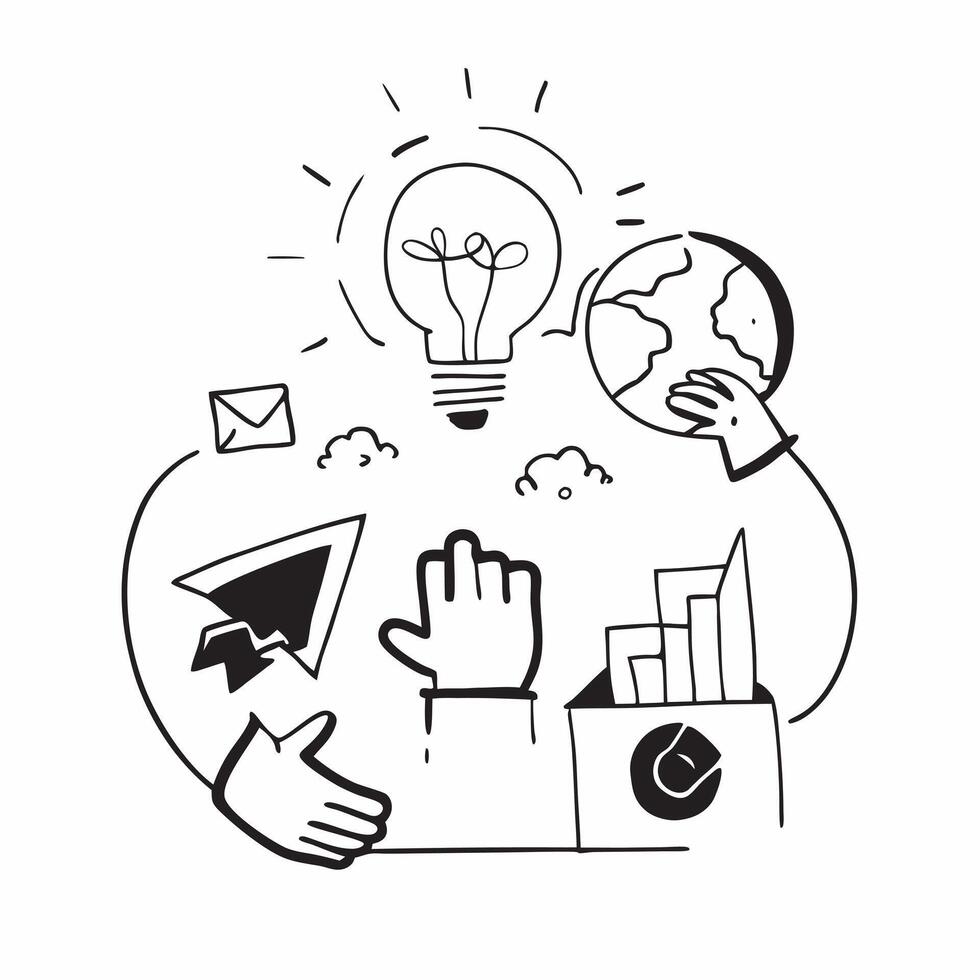 Renewable Resource Management concept as Businesses managing renewable resources to ensure sustainable growth and environmental stewardship in Photo Stock Concept Clear vector