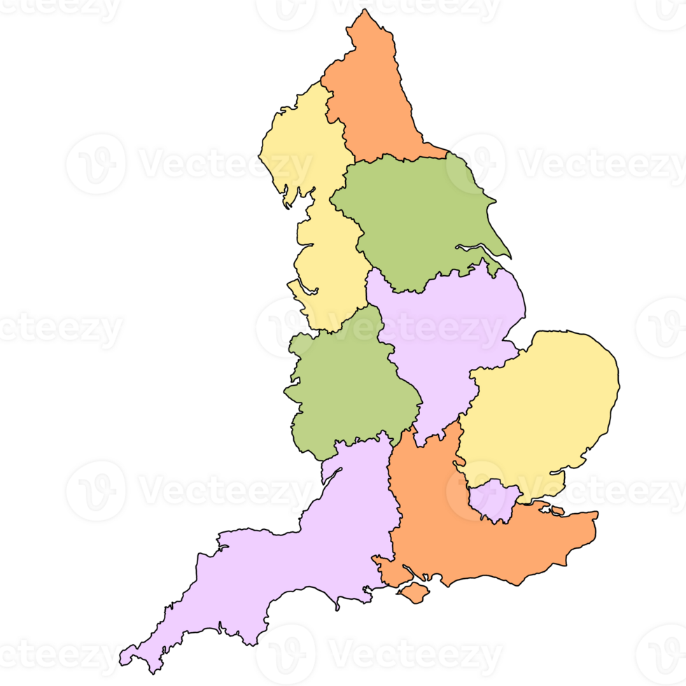 England administrative map png