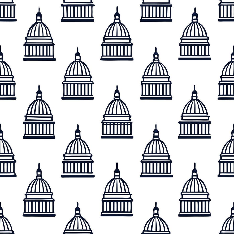 Produce seamless pattern tiles featuring bold local icons clear white isolation and balanced symmetry for modern brochure layouts concept as Bold tile design with local icons empha Clear vector
