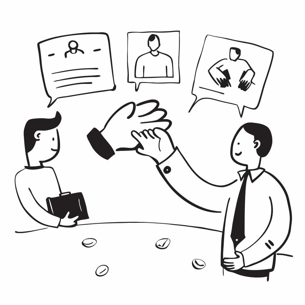 Manager using positive body language to facilitate a team meeting concept as A manager using positive body language to facilitate a team meeting showcasing engagement approachabili Clear vector