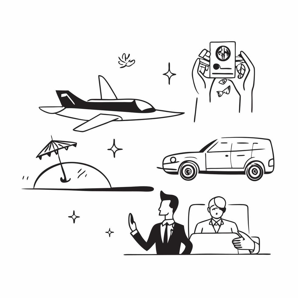 Luxurious Limousine Service concept as A limousine driver provides top tier service ensuring a luxurious and smooth ride for high end clients in Photo Stock Concept Clear vector