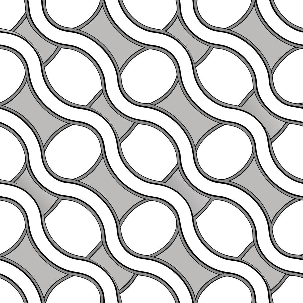 Intertwine parametric wave slices accent metallic transitions preserve blank white ribbons yield an elegant multi layer futuristic tile concept concept as Connect wave slices in pa Clear vector
