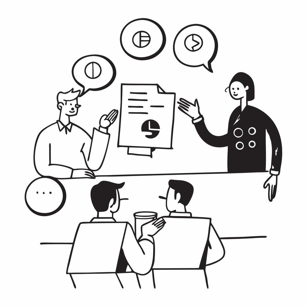 Group Discussing Cryptocurrency Regulations concept as A diverse team of professionals debates upcoming cryptocurrency regulations in a conference room in Photo Stock Concept Clear vector