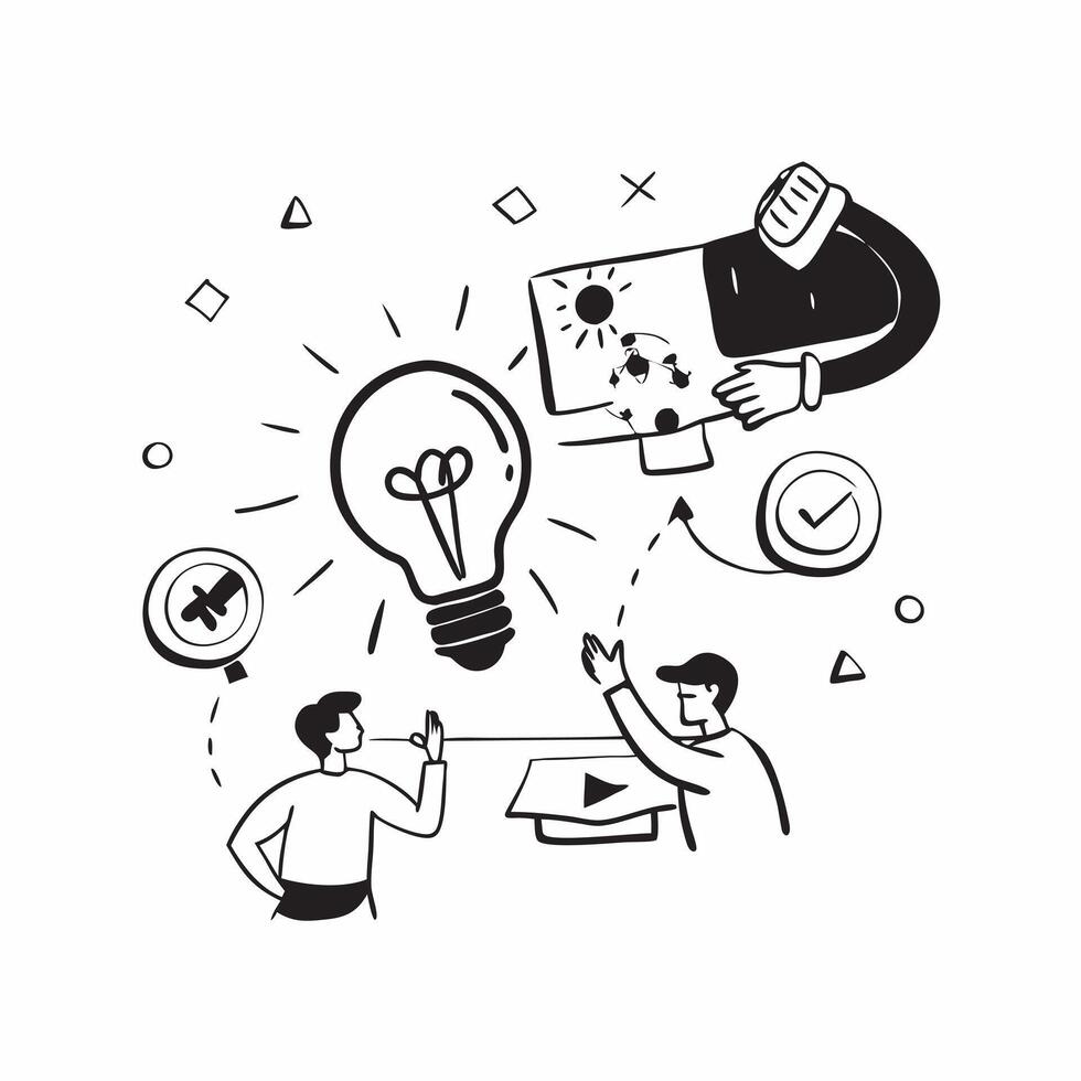 Green Product Innovation concept as Innovators design and develop new green products to meet consumer demand for sustainability in Photo Stock Concept Clear vector