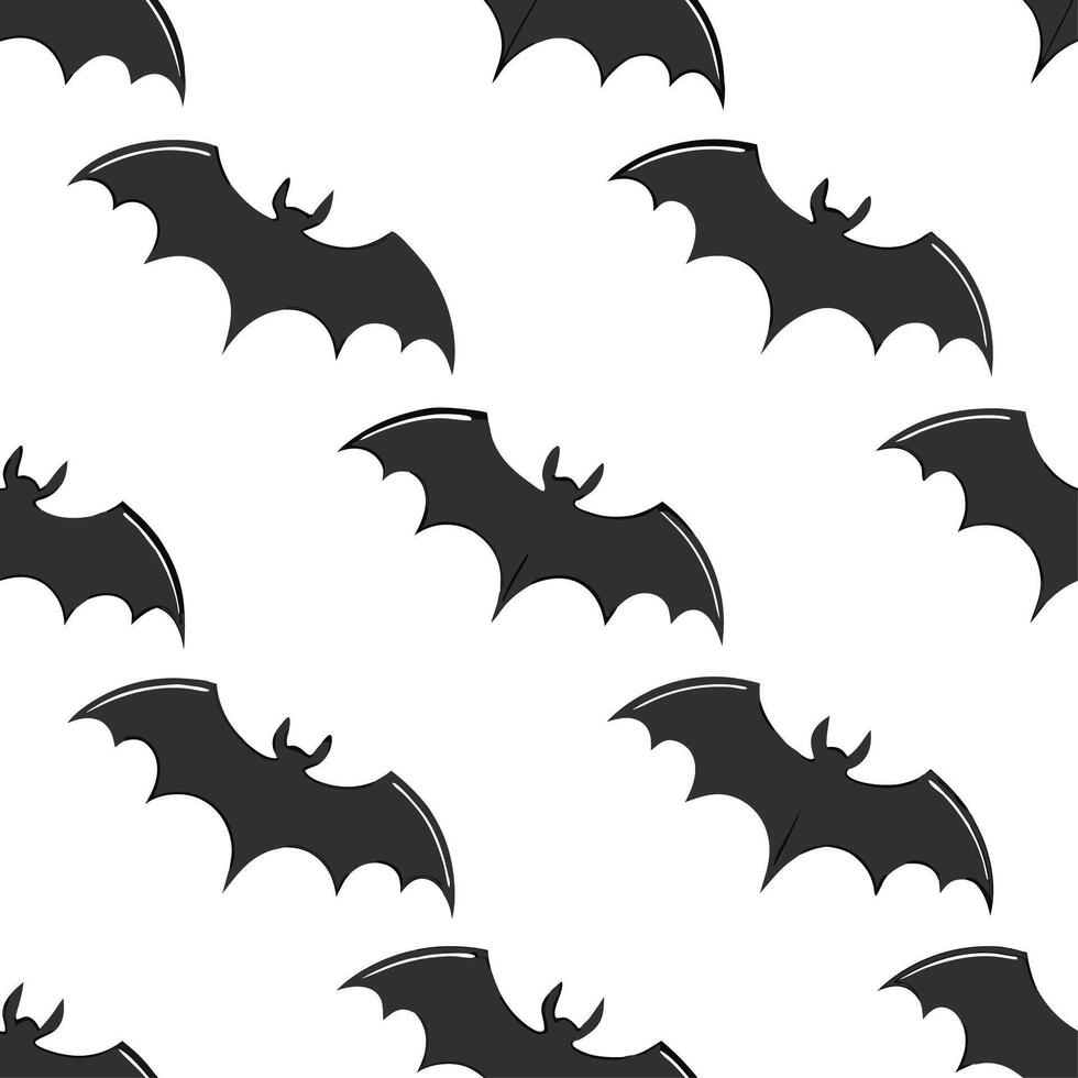 Gothic bats seamless tile pattern with dark silhouettes and moonlit backgrounds for eerie home decor concept as Dark bat silhouettes and moonlit backgrounds arranged seamlessly for Clear vector