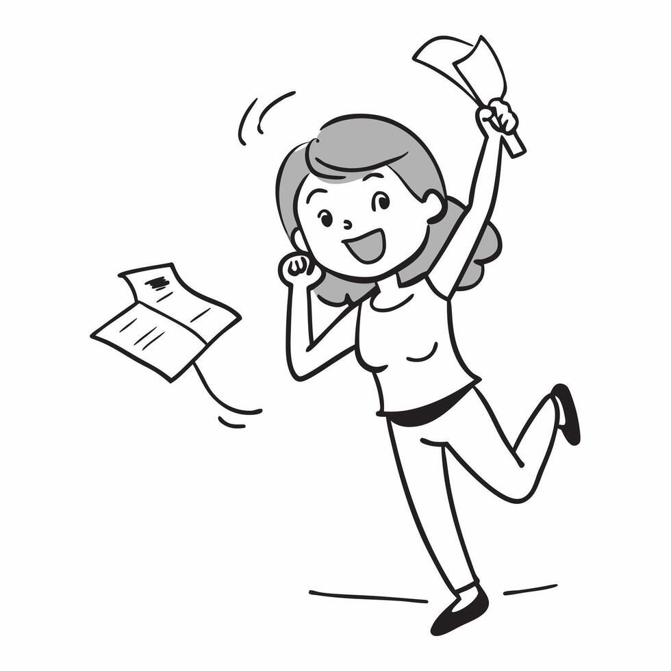 Girl with Down syndrome swimming in a relay race concept as A girl with Down syndrome enthusiastically participating in a relay race highlighting her determination inclusion and th Clear vector