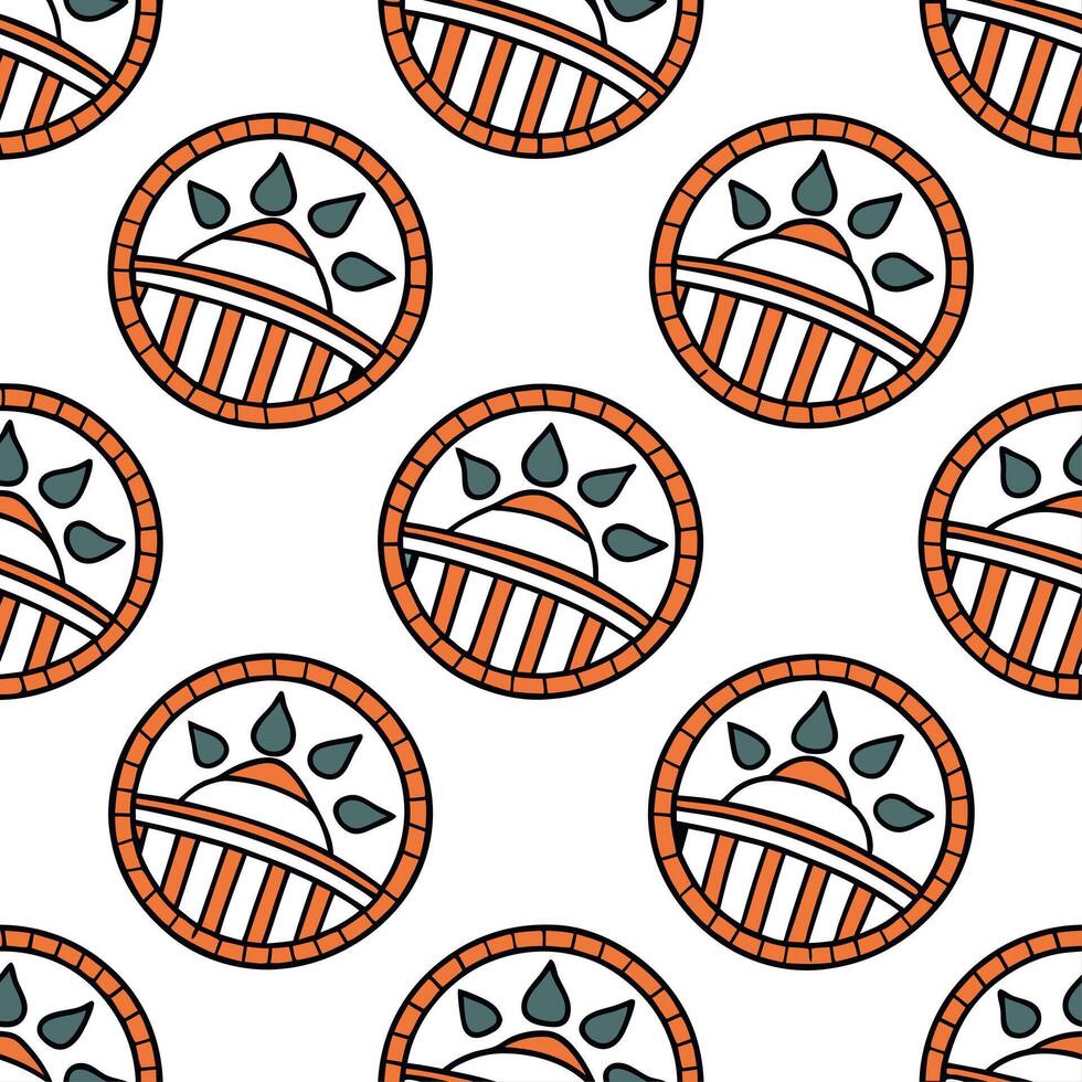 Generate seamless tile patterns based on local cultural rituals and traditional art forms featuring isolated white backgrounds for clean visuals concept as Showcase indigenous art Clear Set 5 vector