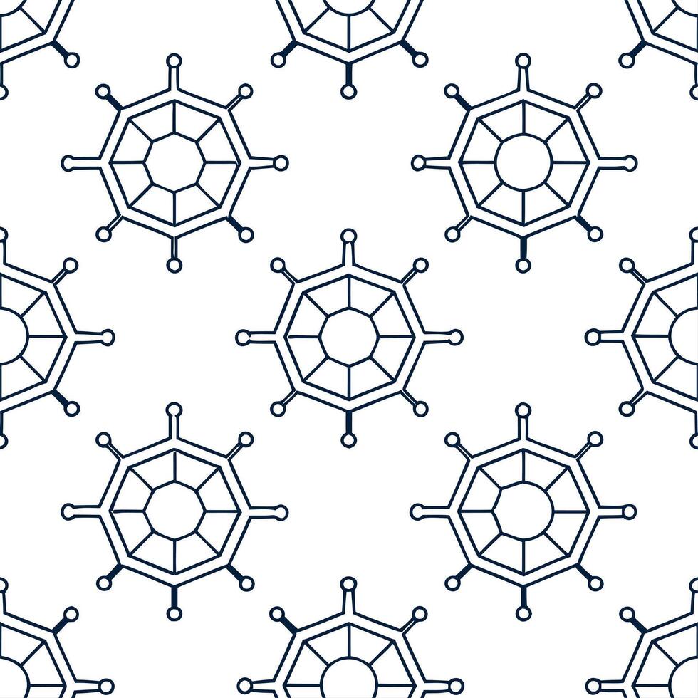 Generate seamless pattern blending futuristic interfaces geometric illusions pristine white fields forward branding impetus concept as Reveal hi tech UI modules connecting angled g Clear vector