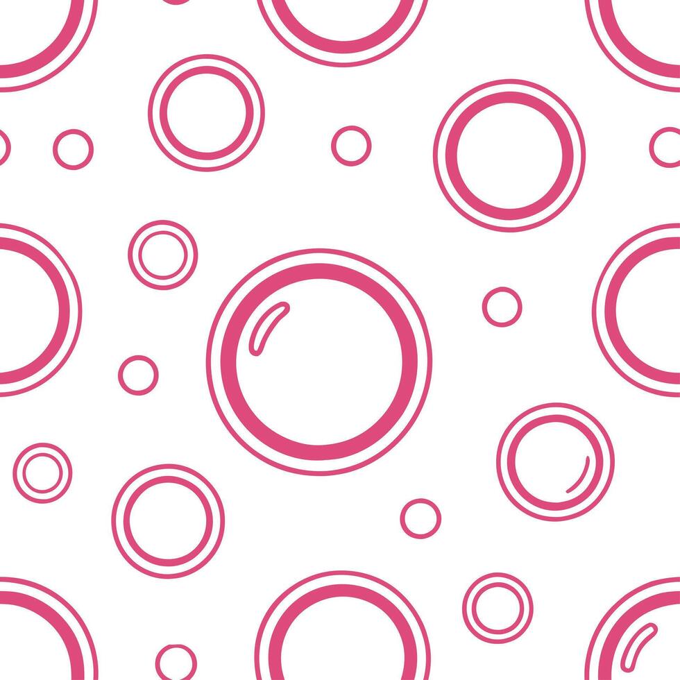 Generate neon bubble tile patterns featuring circular shapes and luminous edges over white ideal for playful brand marketing or unique product packaging concept as Combine bright n Clear vector
