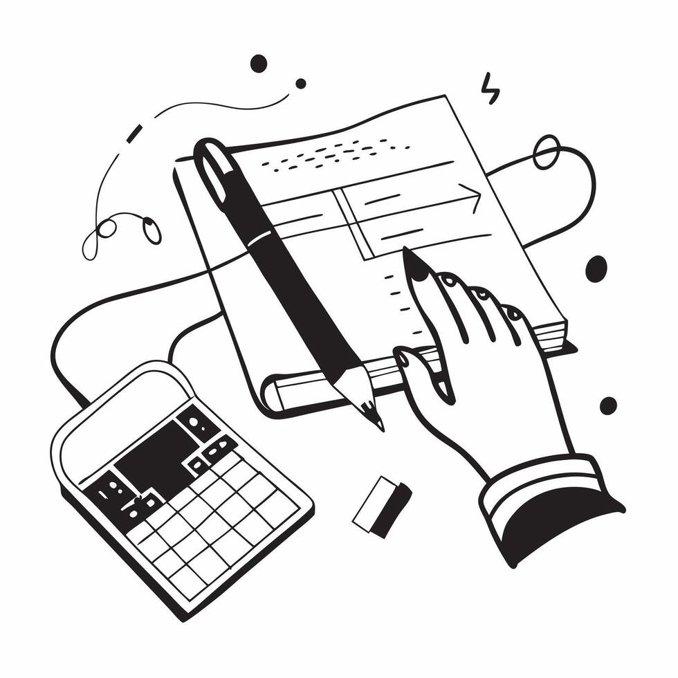 Flat lay of a phone and earbuds with a notebook symbolizing communication tools in double exposure with copy space concept as A flat lay of a phone and earbuds intertwined with a Clear vector