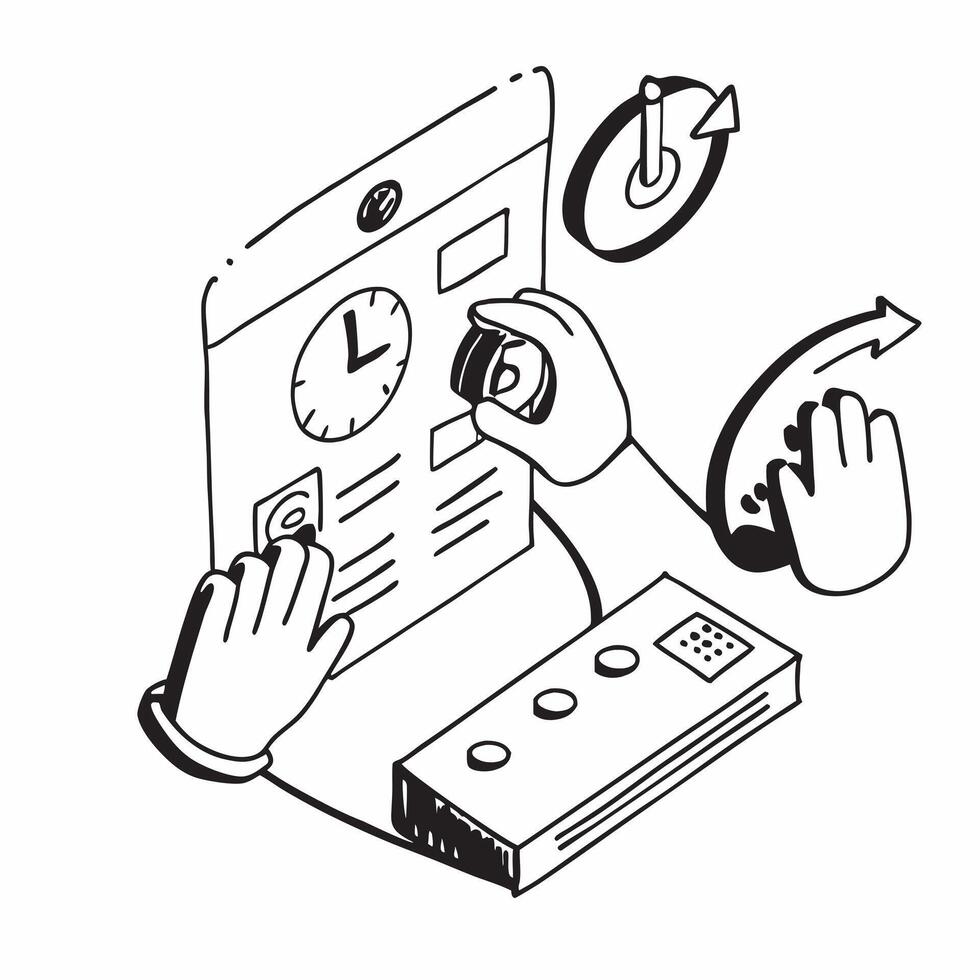 flat icon Streamlining Supply Chain Operations concept as Professionals work on streamlining supply chain operations to enhance efficiency and reduce lead timesSimple flat illustr Clear vector