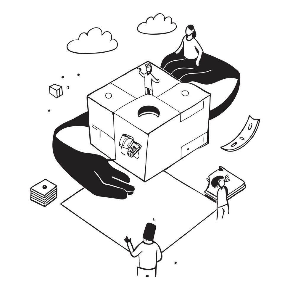 flat icon Mindset Shift Seminar concept as Individuals participate in a seminar designed to facilitate a positive mindset shift for personal and professional growthSimple flat ill Clear vector