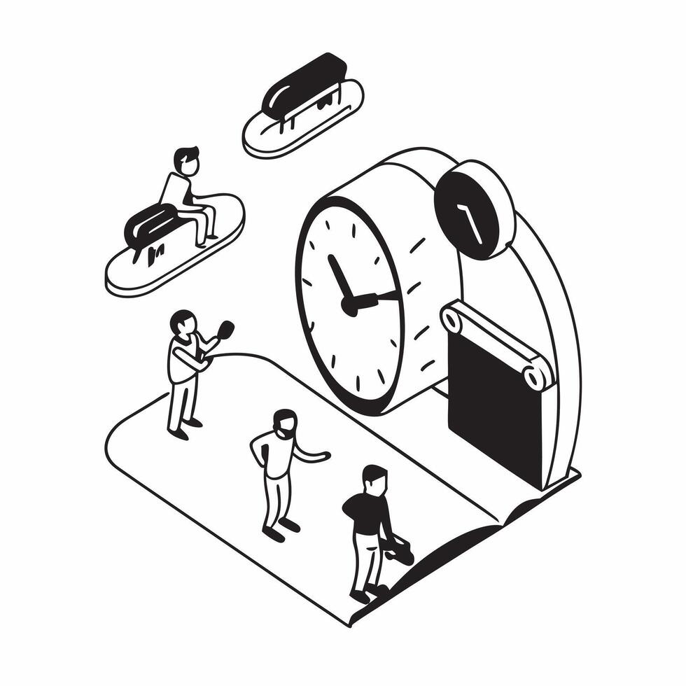 flat icon Excessive Documentation concept as Workers spend an inordinate amount of time on excessive documentation duplicating efforts and detailsSimple flat illustration in isome Clear vector