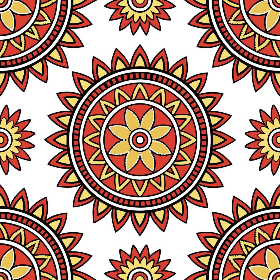 Ethnic patterns seamless design with vibrant colors and tribal motifs for a bold culturally inspired aesthetic concept as Bold ethnic patterns with tribal motifs and vibrant colors Clear vector