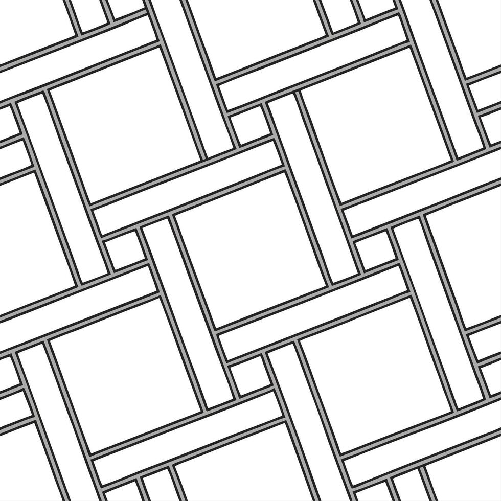 Envision bold techno stripes crossing refined grids isolating bright white fields for immersive tile pattern synergy concept as Depict continuous stripe flows intersecting structur Clear vector