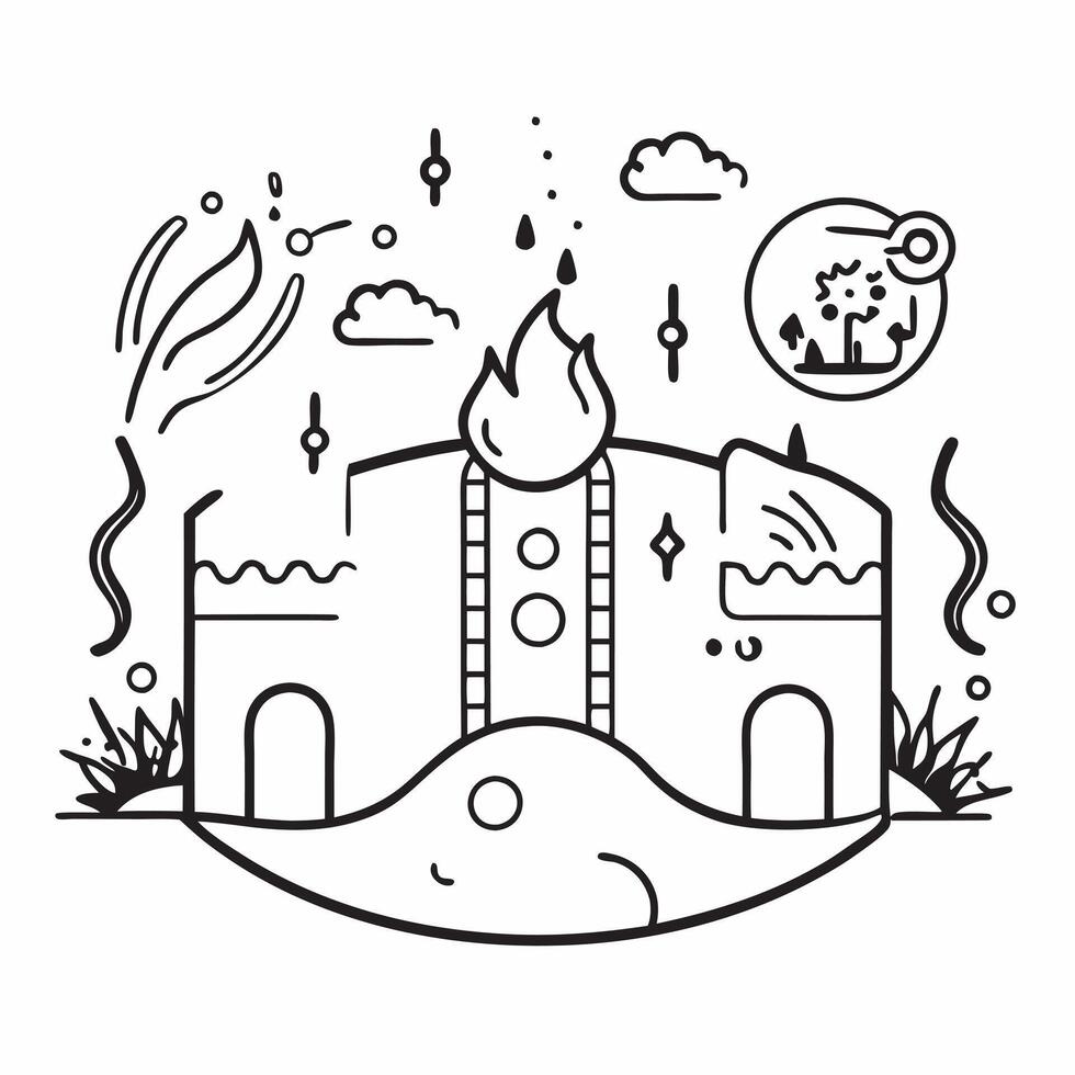 Eco Friendly Hot Springs Resort concept as An eco friendly resort centered around sustainable hot springs practices merging luxury with environmental stewardship in Photo Stock Co Clear vector