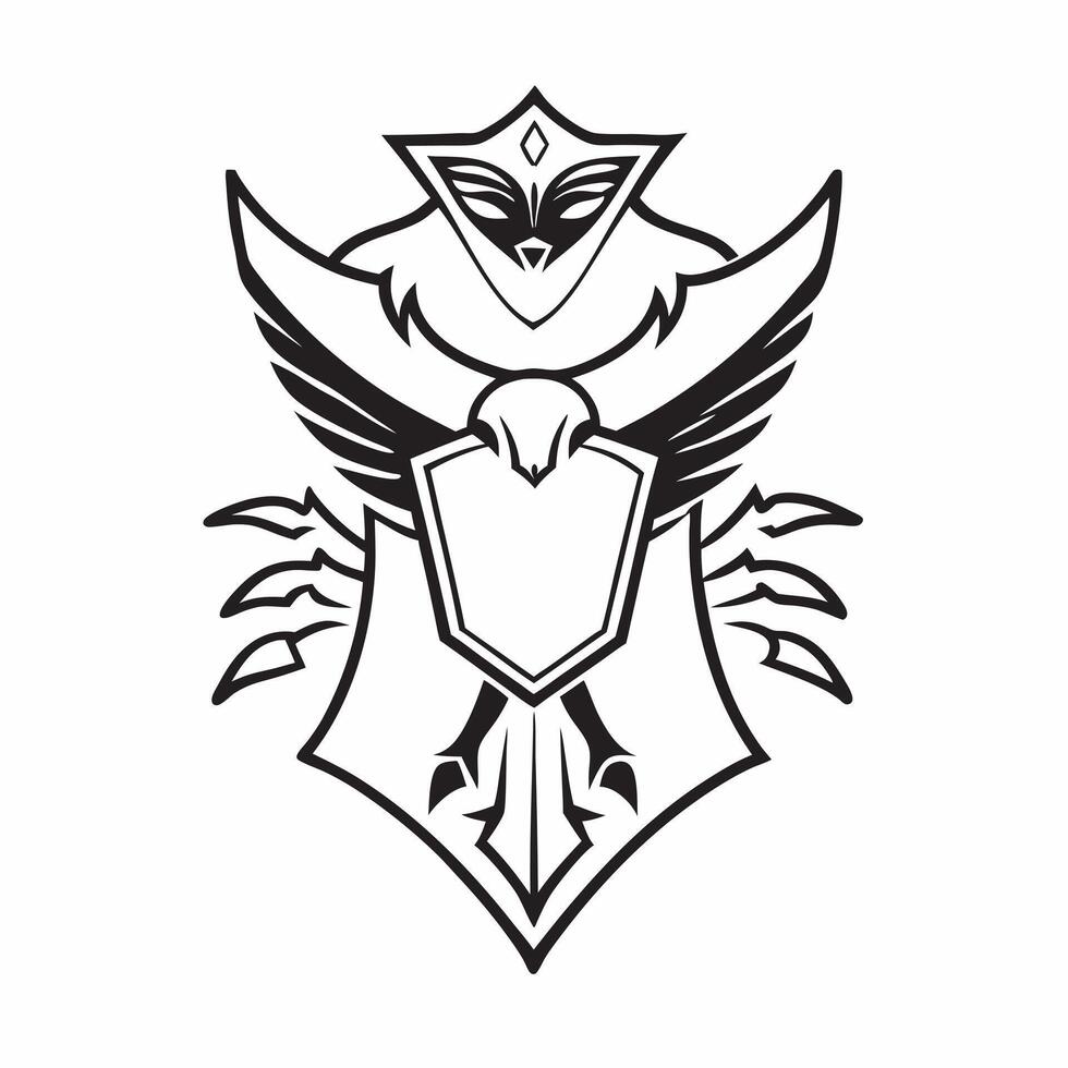 Eagle Emblem Tiles concept as Majestic eagle emblem tiles that represent American freedom and vigilance ideal for government or patriotic settings in Photo Stock Concept Clear vector