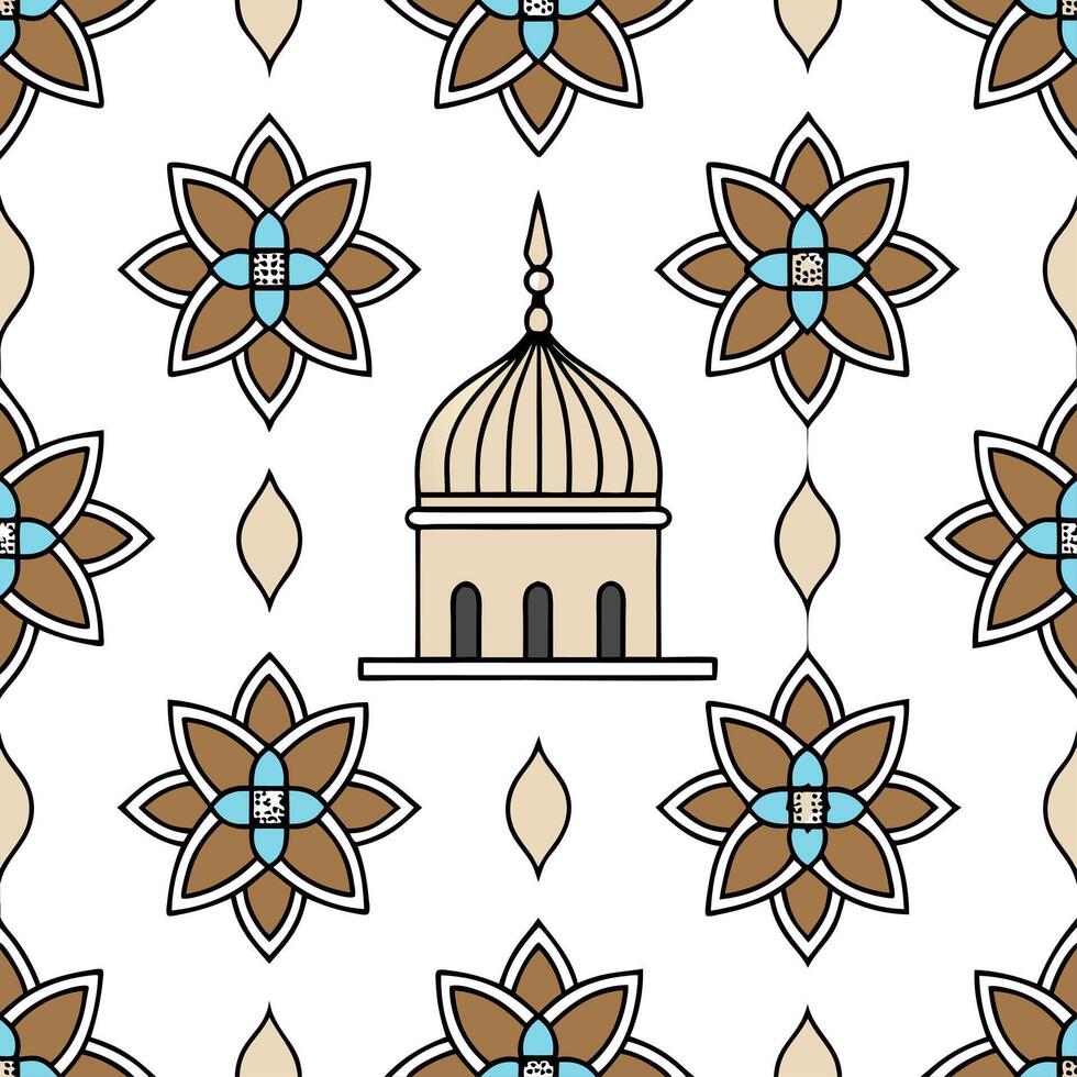 Develop seamless ethnic patterns using illustrated motifs from local cultures perfect for creating visual identities for brands and products concept as Use cultural motifs and illu Clear vector