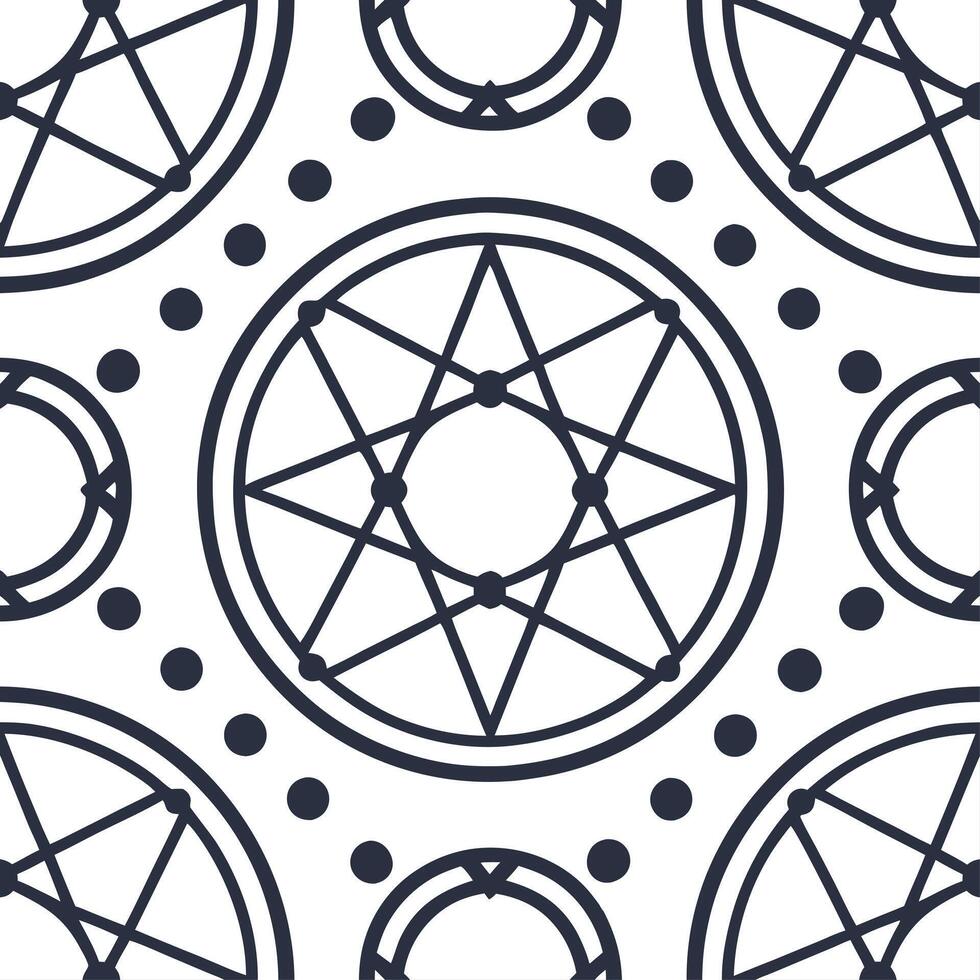 Develop futuristic digital grid seamless pattern featuring dynamic pixel arrays and luminous isolated white balance elements in symmetrical tile design concept as Craft modern til Clear vector