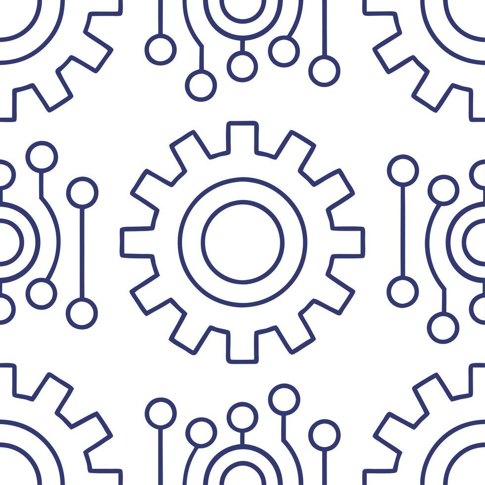 Design seamless futuristic patterns using digital motifs like artificial intelligence circuits and isolated white space for clean visuals concept as Use AI digital motifs and futur Clear Set 2 vector