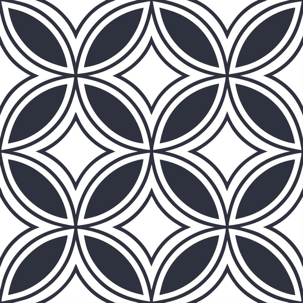 Design minimalist seamless tile layout with cultural motifs isolated white balance and geometric precision for sleek spaces concept as Sleek and modern minimalist design using cult Clear vector
