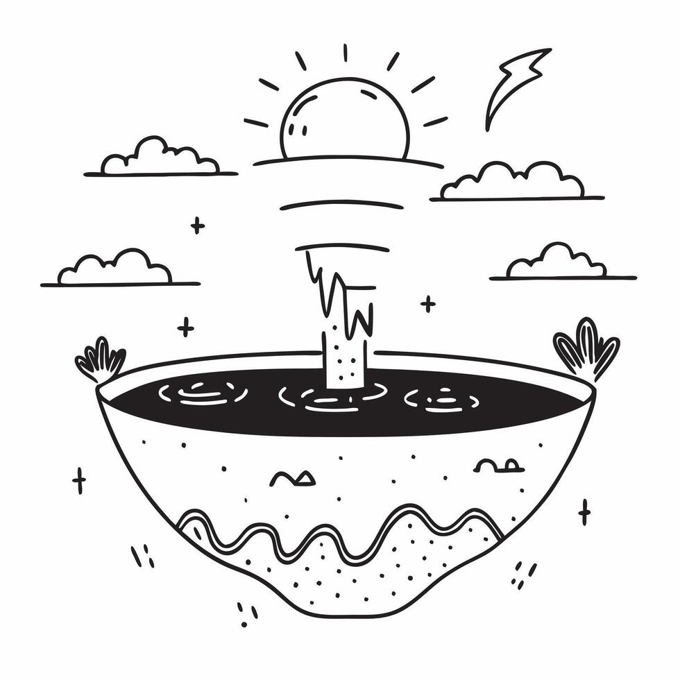 Desert Oasis Hot Springs concept as In a stark desert landscape an oasis hot spring emerges as a vibrant haven for wildlife and spa goers alike in Photo Stock Concept Clear Set 2 vector